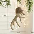thumbnail image 1 of JLFNYA Christmas Tree Decorations,Christmas Ornaments,Deer Antler Christmas Tree Decoration,Hanging Decorations,Window Decoration,Hair Antler Hanging Decorations, 1 of 2