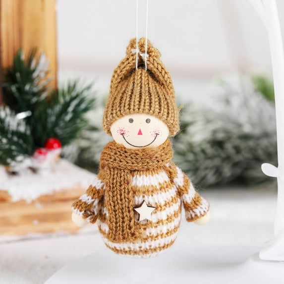 JLFNYA Christmas Tree Decorations,Christmas Ornaments,Mini Cute Angel Girl Christmas Tree Pendants Ornaments Home Decoration