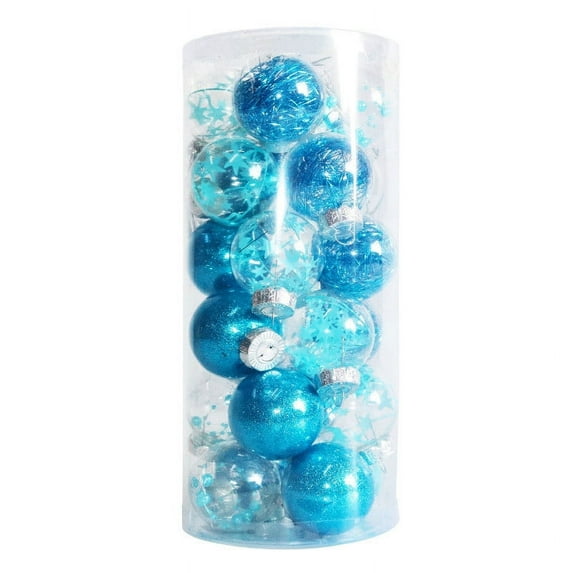 JLFNYA Christmas Tree Ornaments Clearance,Christmas Balls Ornament,1 Box of Christmas Ball Set Christmas Tree Window Display Shopping Mall Decoration Pendant