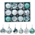 thumbnail image 1 of JLFNYA Christmas Tree Ornaments Clearance,Christmas Balls Ornament,Christmas Decorations,Christmas Tree Pendants,Christmas Balls,Bright Colored Balls (6cm/12PCS), 1 of 7
