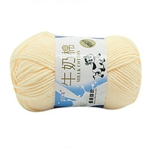 JLFNYA Cotton Yarn Sale Lot Of 1 Pc 50g New Chunky Colorful Hand Knitting Scores Milk Yarn Clearance