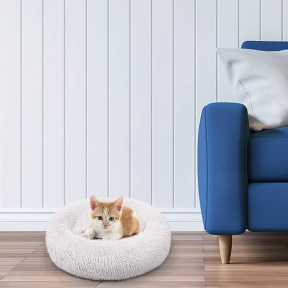 JLFNYA Dog Bed For Small Dogs Comfortable Plush Kennel Dogs Pet Litter Deep Sleep PV Litter Sleeping Bed 30x30cm,Cat Beds for Indoor Cats