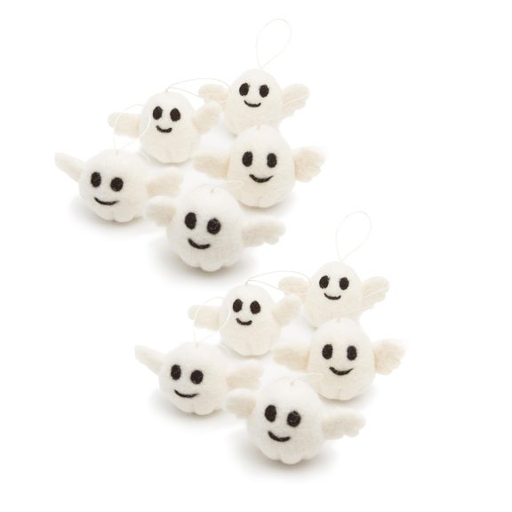 JLFNYA Halloween Decorations Clearance,Halloween Home Decor,2024 Halloween Small Ghost Halloween Party Decorations Pendant