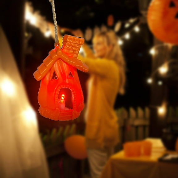JLFNYA Halloween Decorations Clearance,Halloween Home Decor,Halloween Pumpkin Decoration Lamp Pumpkin Bucket Halloween Decoration Colorful Glowing Pumpkin House Lights Pumpkin Light