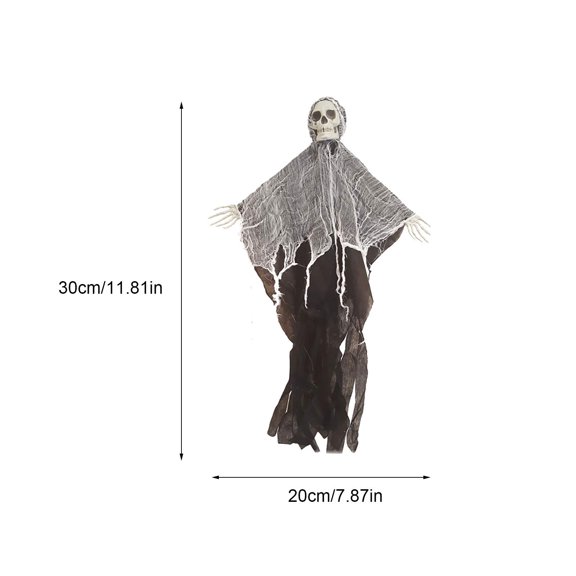 JLFNYA Halloween Decorations Clearance,Halloween Home Decor,Holy Holiday Decoration Background Layout Skull Head Hanging Ghost Ornaments