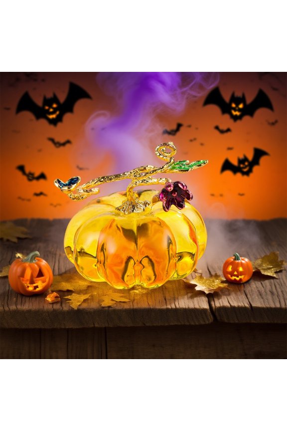 Halloween Glass Pumpkins, Halloween Decorations Indoor, Mini Glass Pumpkins, Small Glass Pumpkins, Glass Pumpkins for Decorating, Glass Fall Decor, Glass Pumpkin Decorations