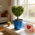 thumbnail image 1 of JLFNYA Heart Shaped Artificial Boxwood Stake, 11.81", Faux Boxwood Heart Stake, Valentine Garden Decor Stake, Outdoor Garden Wedding Valentine’s Day Decorative, 1 of 8