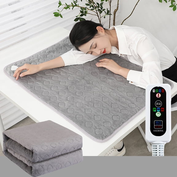 JLFNYA Heated Blanket, 32" x 24" Electric Blanket, Electric Heating Throw Blanket, Washable Portable Multi-Function Warming Heating Blanket, Comfortable and Lightweight