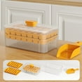 thumbnail image 1 of JLFNYA Ice Cube Trays, Push Ice Compartment Mold, One Button Take Off Film Home Ice Making Box, 1 of 5