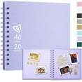 thumbnail image 1 of JLFNYA Large Photo Book Self Adhesive DIY Scrapbook Album,40 Blank Pages Linen Cover with Picture Display Window Memory Book for Baby Wedding Family Travel, 1 of 1