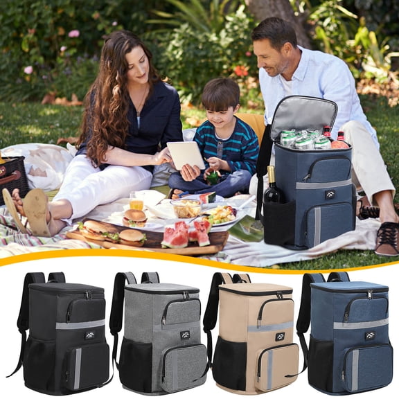 JLFNYA Lunch Bag,Beach Bag,Insulated Reusable Soft Cooler,Shopping Travel Camping Grocery Bags,Taller and Larger Extra Large Capacity Picnic Bag