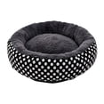 thumbnail image 1 of JLFNYA Pet Dog Puppy Warm Bed House Plush Cozy Mat Pad Canvas Round Breathable Dog Kennel Warm Kennel Pet Kennel Dog Mattress Pet Supplies(15.X15.7 Inch）,Cat Beds for Indoor Cats, 1 of 2