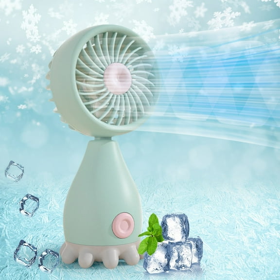 JLFNYA Portable FanDIY Handheld Small Fan USB Rechargeable Mini Desktop Fan Outdoor Fan