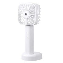 JLFNYA Portable FanUSB Spray Water Replenishing Humidification Desktop Small Fan Charging Portable Ultra Quiet Mini Student Fan