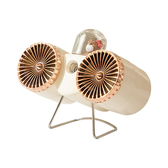 JLFNYA Portable FanUsb Charging Fan Desktop Portable Spray Water Three-speed Conditioning Fan