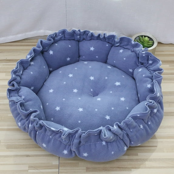 JLFNYA Round Bed, Pet Bed, Rope Pad, Pet Warmth Accessories, Home,Cat Beds for Indoor Cats
