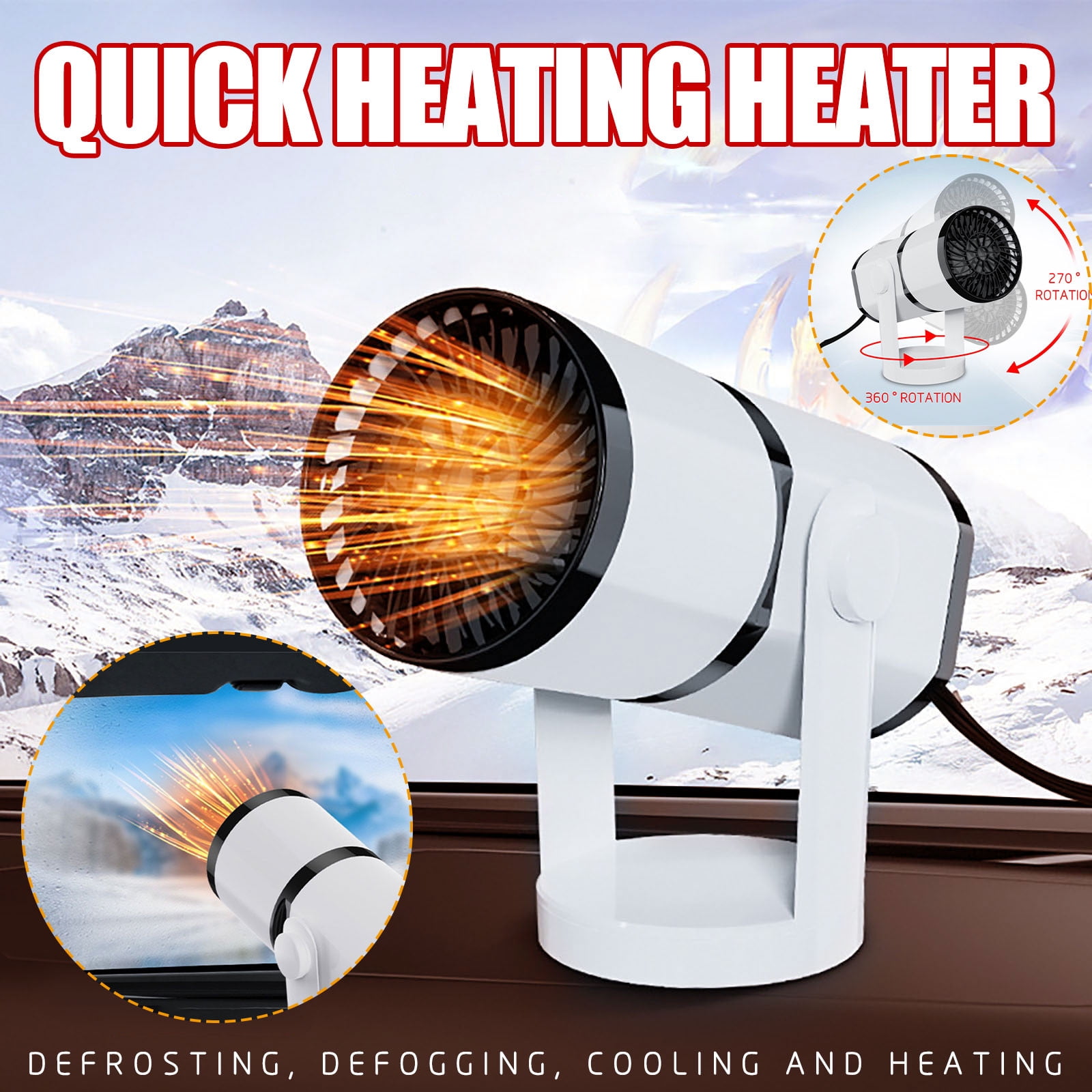 Portable Car Space Heater 12v