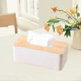 thumbnail image 1 of JLFNYA Tissue Box Cover, Kleenex Box Cover, Rectangle Tissue Box Holder, Tissue Box Holders, Suitable for Vanity Countertop, Night Stands, Desktop, Bedroom, Livingroom, Office, Dining Table, 1 of 7