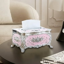 JLFNYA Tissue Box Cover, Tissue Box Cover Rectangle, Kleenex Box Cover, Kleenex Tissues Boxes Cover, Home Office Bathroom Decor, Suitable for Bedrooms, Office, Car, Nightstand, Dining Table