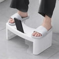 thumbnail image 1 of JLFNYA Toilet Stool,Portable Plastic Potty Stool for Adults,Toilet Poop Stool Squat Adult,Non-Slip,Pooping Stool for Kids,Convenient and Compact Great for Travel,Fits All Toilets, 1 of 7