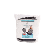 JLIKA Baby Car Seat Canopy Cover and Stretchy Nursing Cover - Black Gray Stripe