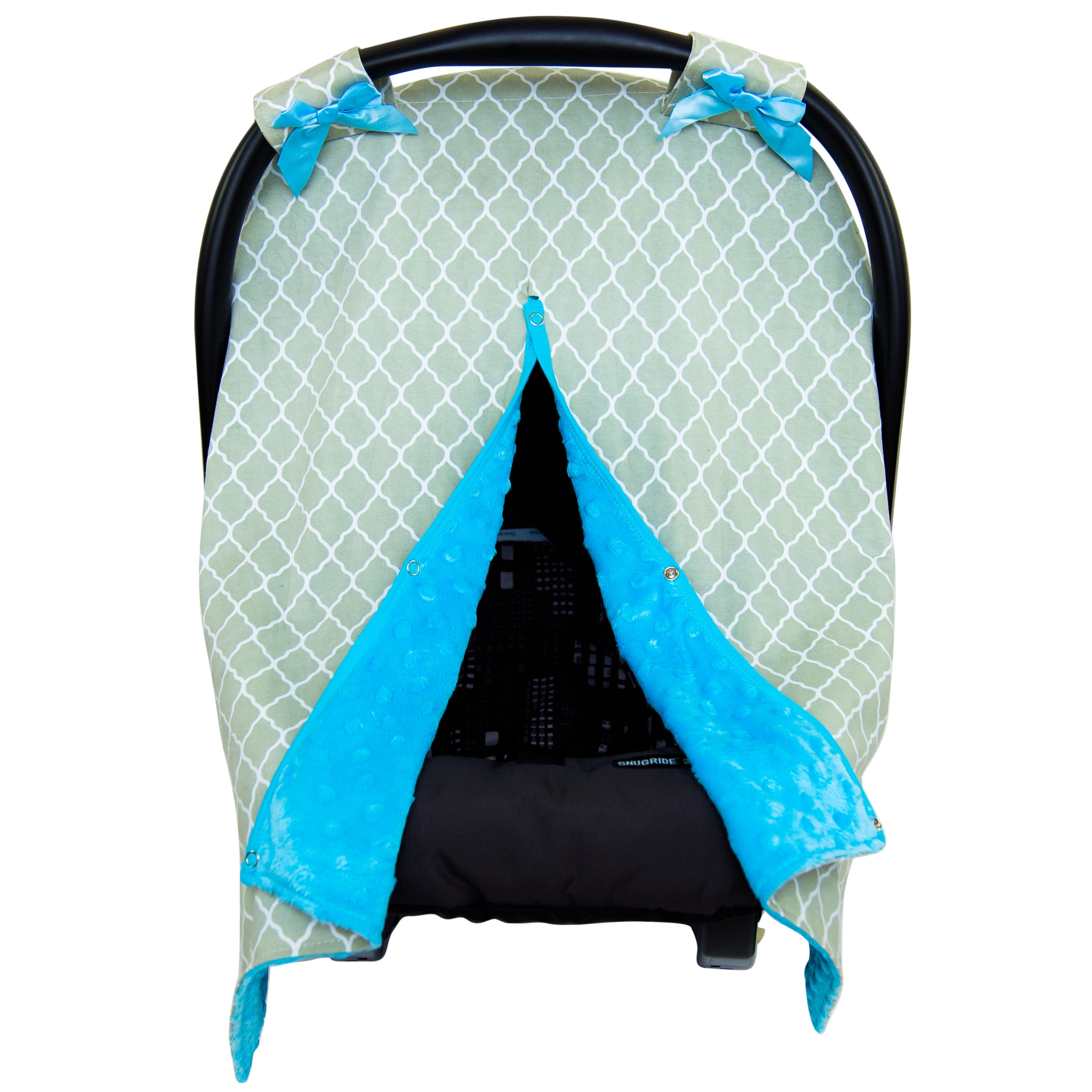 JLIKA car seat canopy cover Gray Quatrofoil