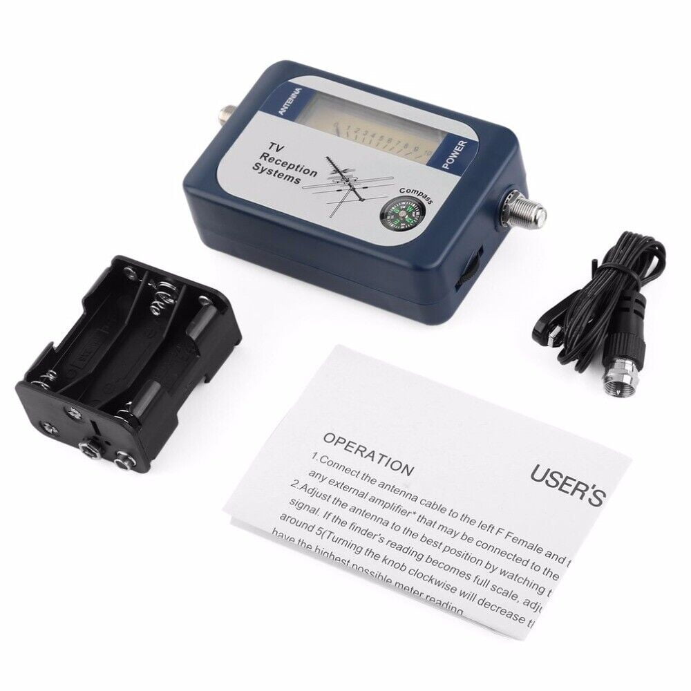 JLLOM Digital TV Antenna Signal Strength Meter Accurate DVBT Finder