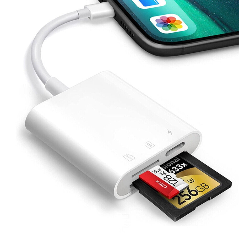 JLLOM Effortlessly Transfer and Playback Photos/Videos Dual Slot SD