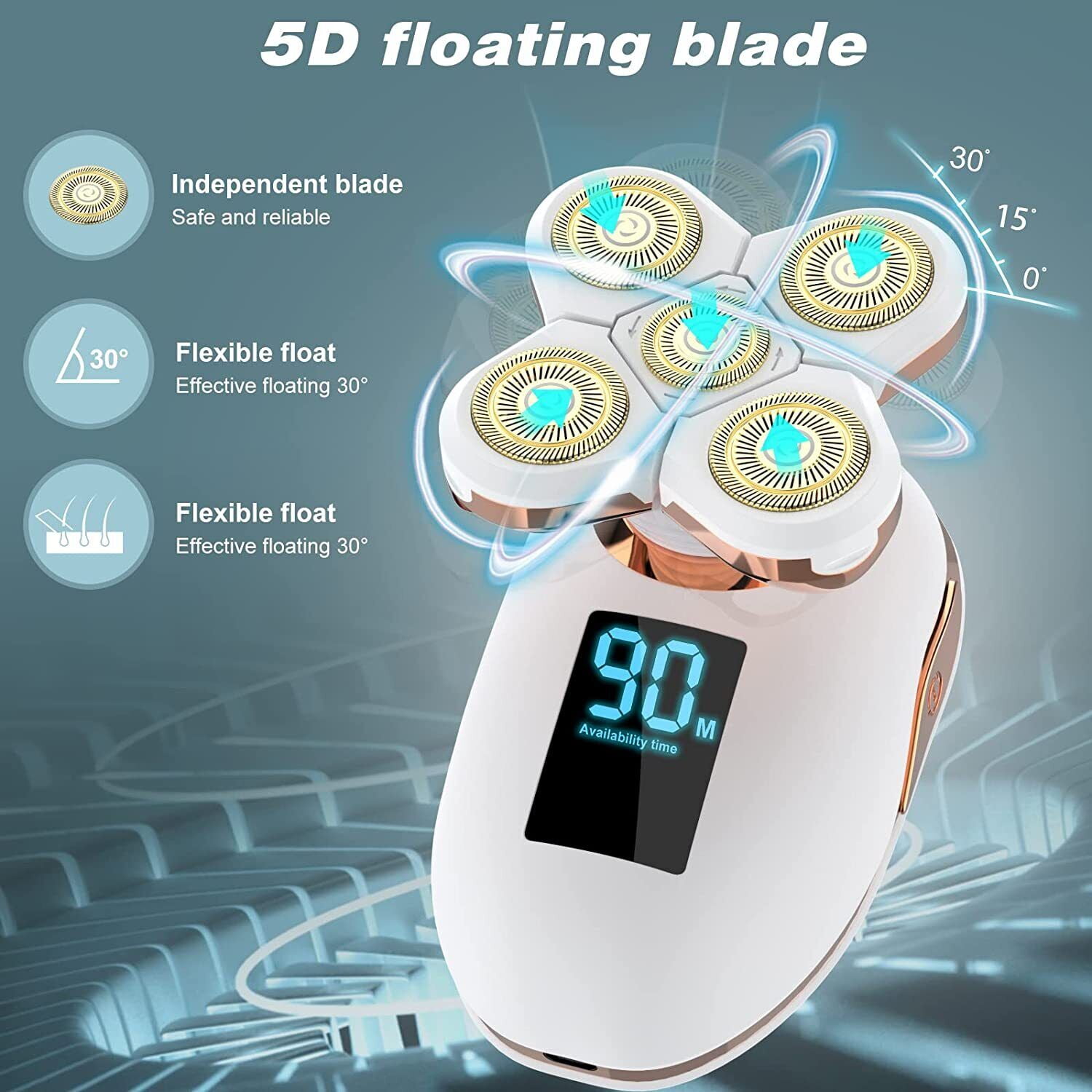 JLLOM Electric Razors for Women, Facial Hair Removal, Bikini Trimmer