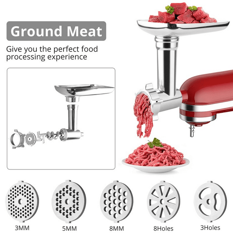 Kitchen Food Meat Grinder Mincer Attachment Sausage For KitchenAid Stand  Mixer