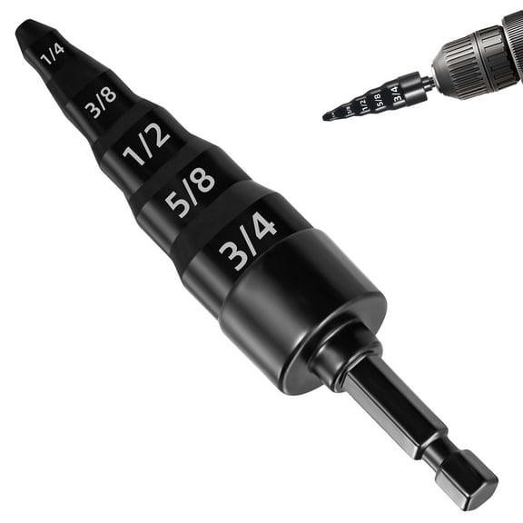 JLLOM High-Quality Metal Expander Tool 5-in-1 Drill Bit Kit Portable & Versatile Design For Copper Pipe Expansion & Flaring Reliable Craftsmanship