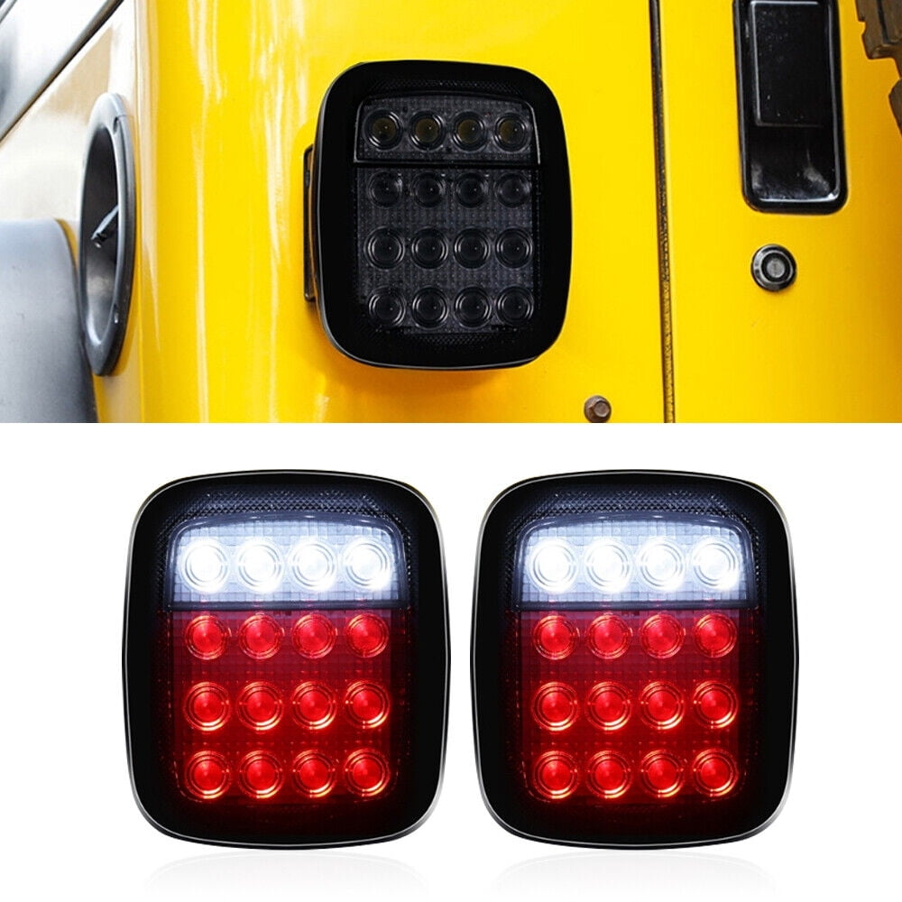 JLLOM Jeep Wrangler LED Tail Lights Durable and Efficient Rear Lighting Solution