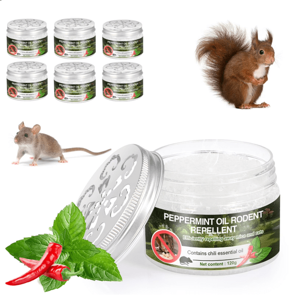 JLLOM Rodent Repellent, Car Engine Protection Humane Mouse Trap Alternative Effective Home Pest Control