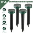 thumbnail image 1 of JLLOM Solar Ultrasonic Waterproof Animal Repellent, 4 Piece, Green, 1 of 11