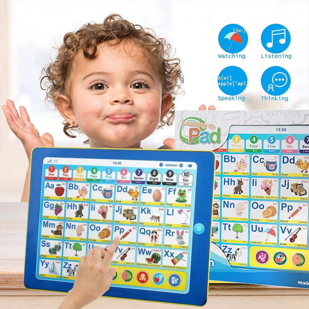 JLLOM Young Buds Learning Tablet Pad Educational Children's Electronic
