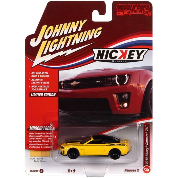 Johnny Lightning Muscle Cars USA 2013 Chevy Camaro ZL1 Diecast Car