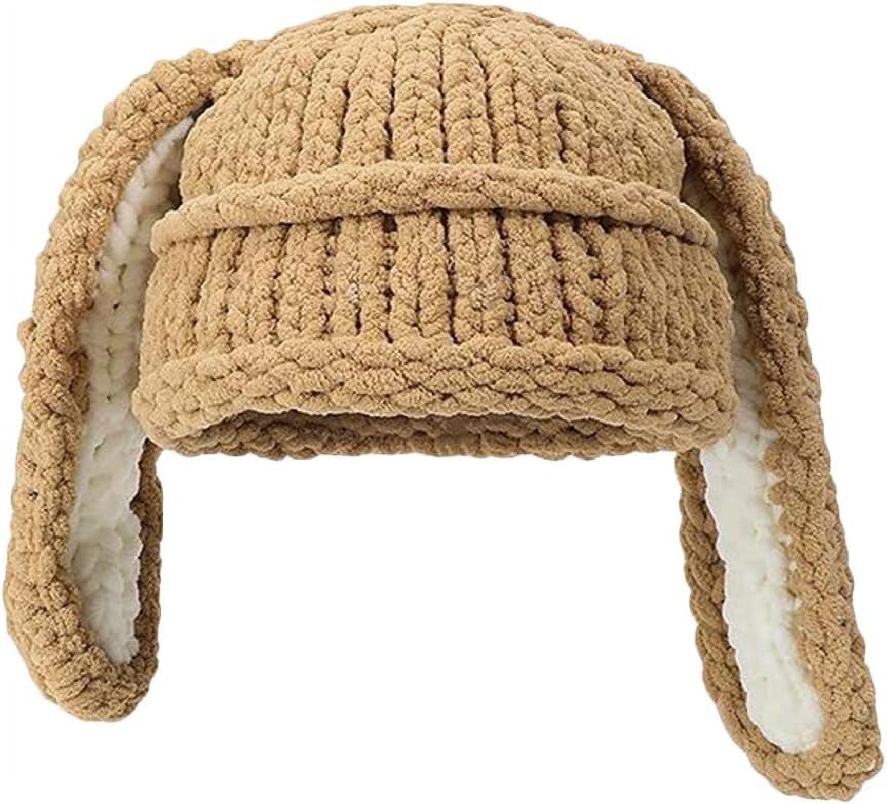 JLMMEN Bunny Hats Beanie for Women Cute Rabbit Crochet Hat Long Ears