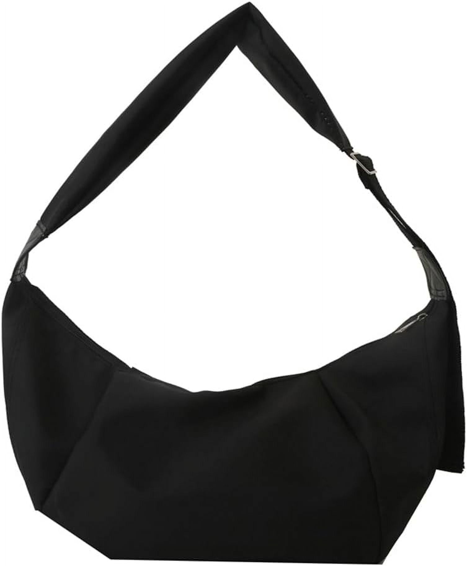 Crossbody Bag Hobo Sling Crescent Bag Women Men Trendy Small Shoulder Bag Purse Dumpling Bag Casual Handbag Adjustable Strap
