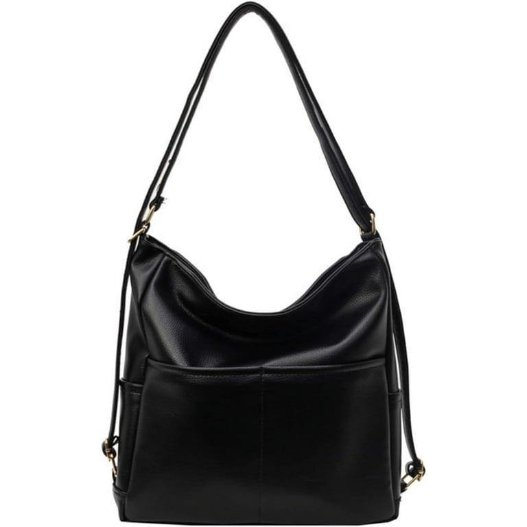 JLMMEN Shoulder Bag for Women Vintage Vegan Leather Hobo Bag Tote Bag  Casual Slouchy Crossbody Bag Satchel Purse - Walmart.com