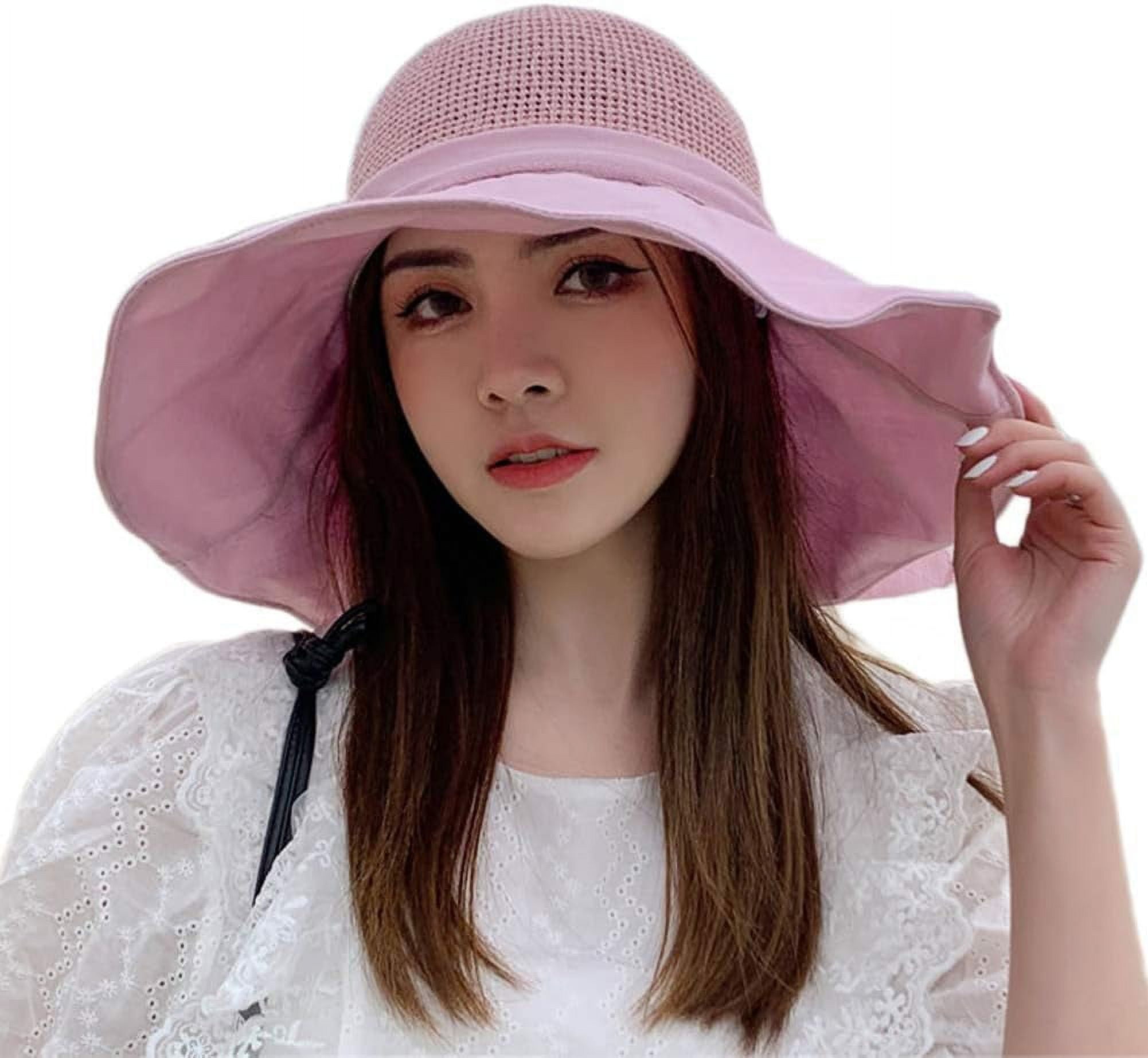 JLMMEN Sun Hats for Women Floppy Wide Brim Beach Hats UV UPF 50+ Protection Bucket Cap