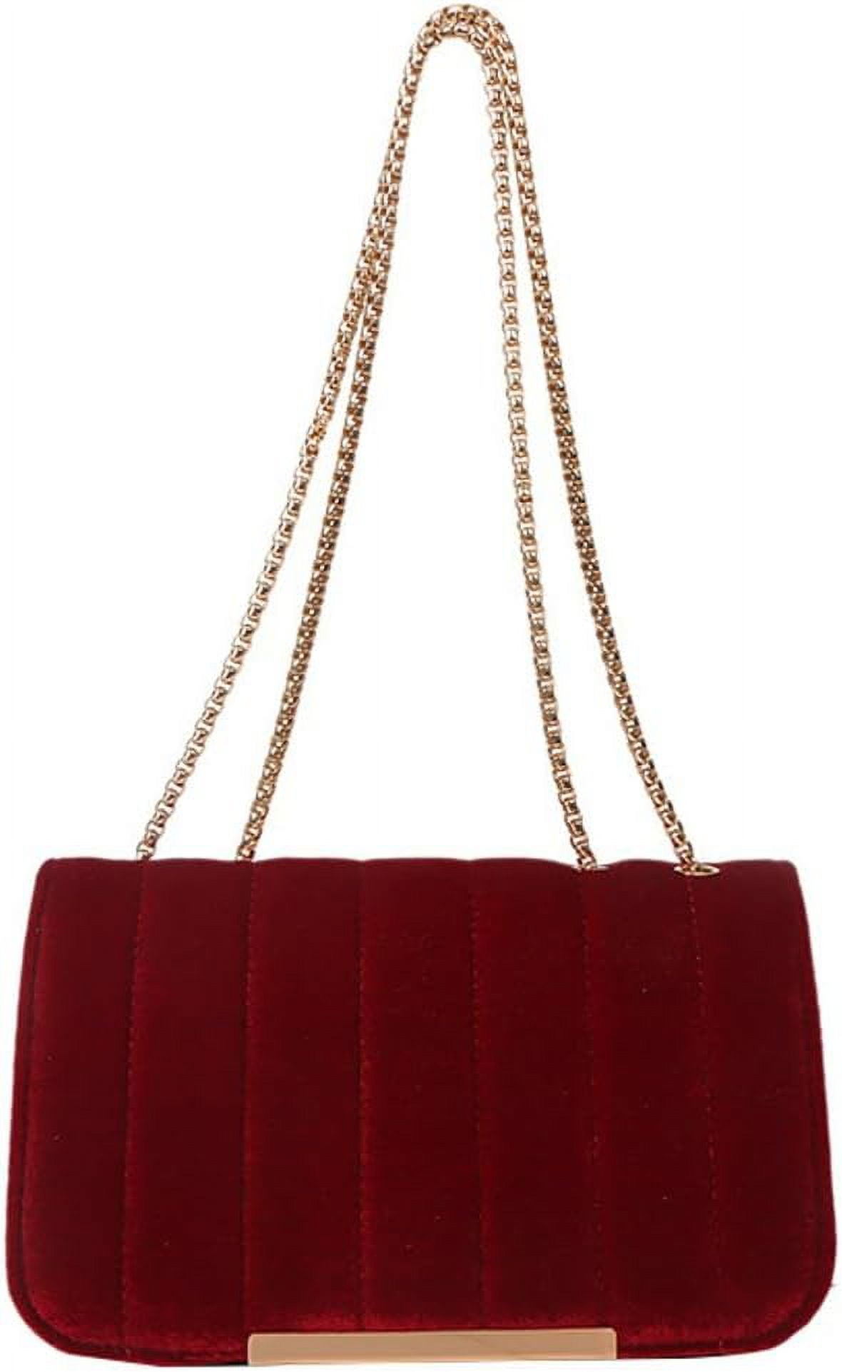 Wavlynn Elegant Durable Faux Leather Evening Bag With Interior Pockets And Secure Zipper