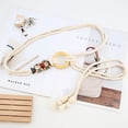 thumbnail image 2 of Handmade Braided Spaghetti Belt Simple Rope Waist Chain Women Tassel Peplum Dress Belt Wax Thread Braided 2 of 9
