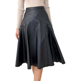Faux leather skirt walmart sale
