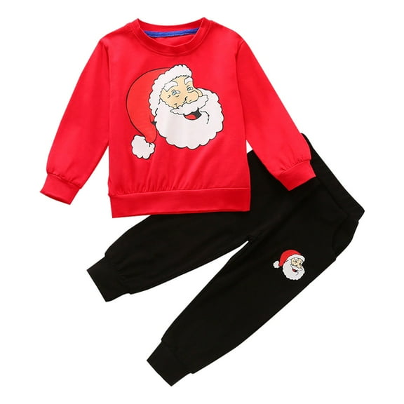 JLMSPLWG 2t Girl Christmas Outfit 6 Month Christmas Boy Christmas Outfits Toddler 7t Girls Clothes Boys 24 Months Clothes Baby Girl Clothes 12 Months, Red 2-3 Years