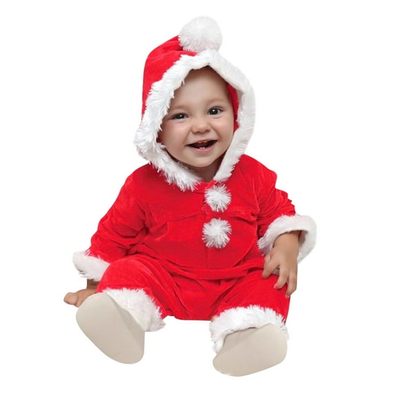 JLMSPLWG Babies First Christmas Outfit Boy Christmas Outfits for Baby Girls Toddler Boys Christmas Zipper Onesies 0-3 Months Clothes for Girls 4-6, Red 6-9 Months