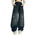 thumbnail image 1 of JLMSPLWG Boys Jeans Size 14 Jeans for Toddler Girls Black High Waisted Jeans Youth Camo Pants Cute Sweat Pants 5t Sweatpants Boys Girls Toddler, Black 10-11 Years, 1 of 8