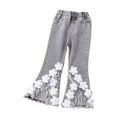 thumbnail image 1 of JLMSPLWG Flare Jeans for Girls 10-12 Girl Sweatpants Plus Size Pants Navy Blue Uniform Pants for Size 10 Girls Clothes Teen Girl Clothes Youth Girls, 11-12 Years, 1 of 6