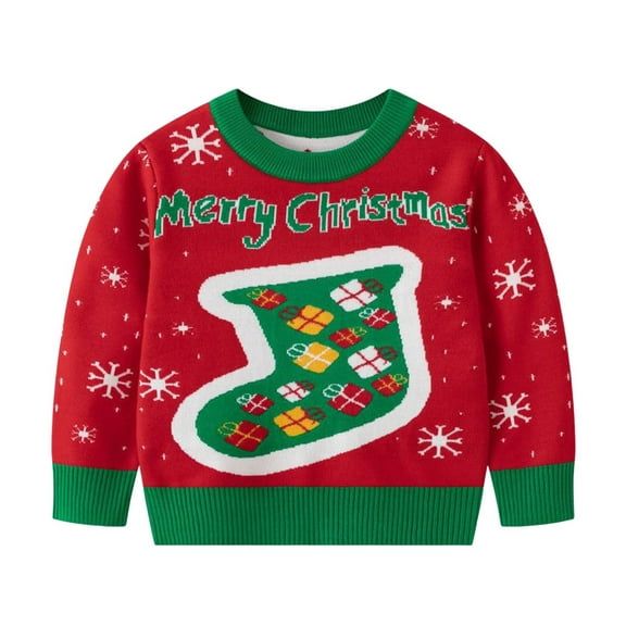 JLMSPLWG Funny Christmas Tshirts Santa Hoodie Christmas Crew Shirt Girls' Tops, Tees & Blouses 3t Sweatshirt Clothes for Girls 4-6 Toddler Boy, Green 7-8 Years