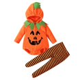 thumbnail image 1 of JLMSPLWG Girls Fall Outfits Mommy and Me Thanksgiving Outfits Sister Matching Outfits Newborn Boy Christmas Outfit Christmas Baby Girl Girls Two, Orange 3-6 Months, 1 of 9