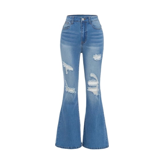 JLMSPLWG Petite Wide Leg Jeans Pull on Jeans Lined Jeans Extra Wide Yoga Pants Cargo Pants for Girls Best Trouser Jeans Gifts for 8 Year Old Girl, Blue 10-11 Years
